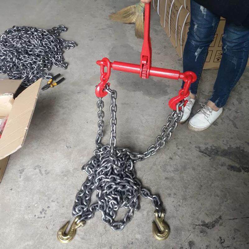手动棘轮收紧器货车链条拉紧器货车捆车固定钢索杠杆紧线器封车器