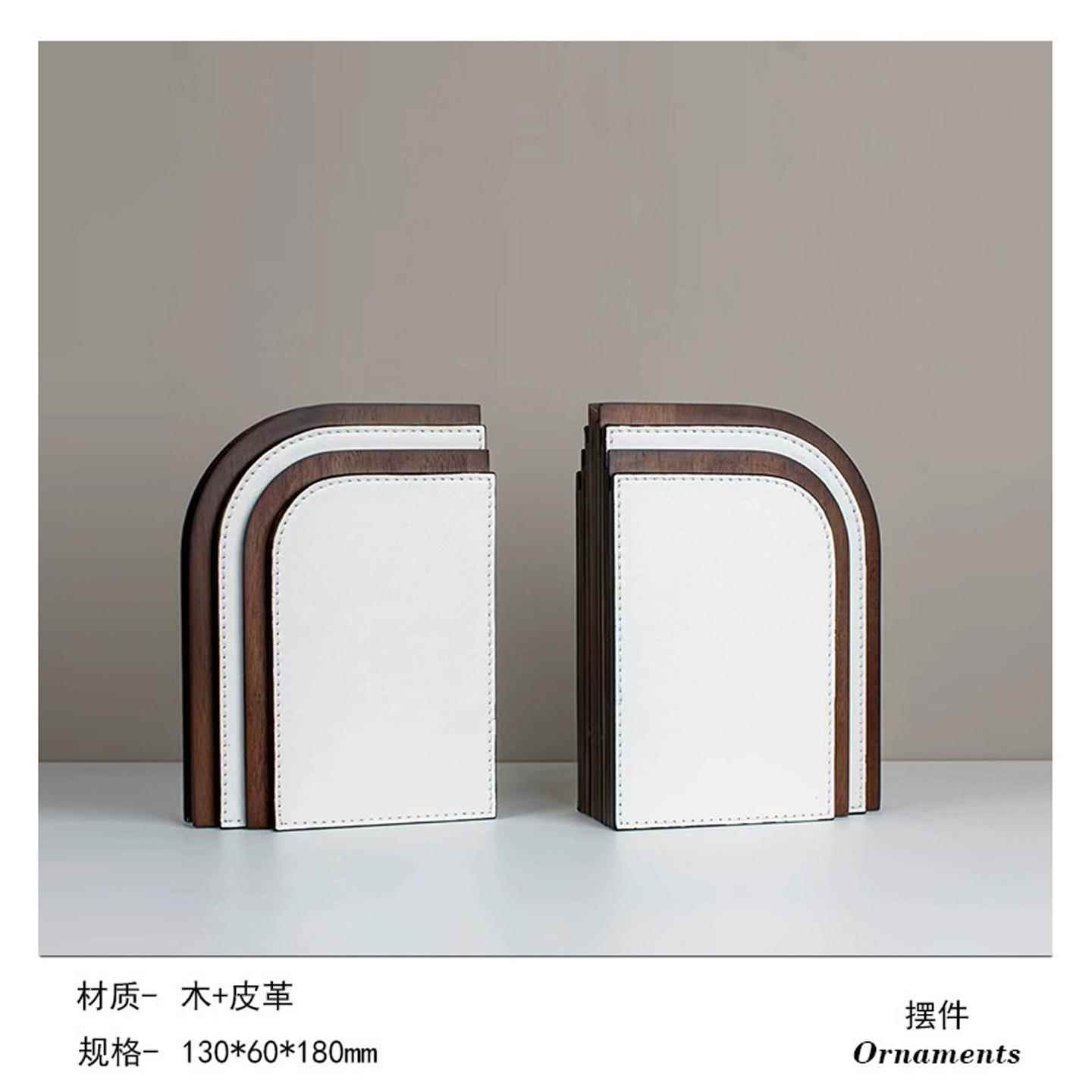 现YVP装代极简木质书档置物书房志架桌面支撑书杂架架饰品样板间