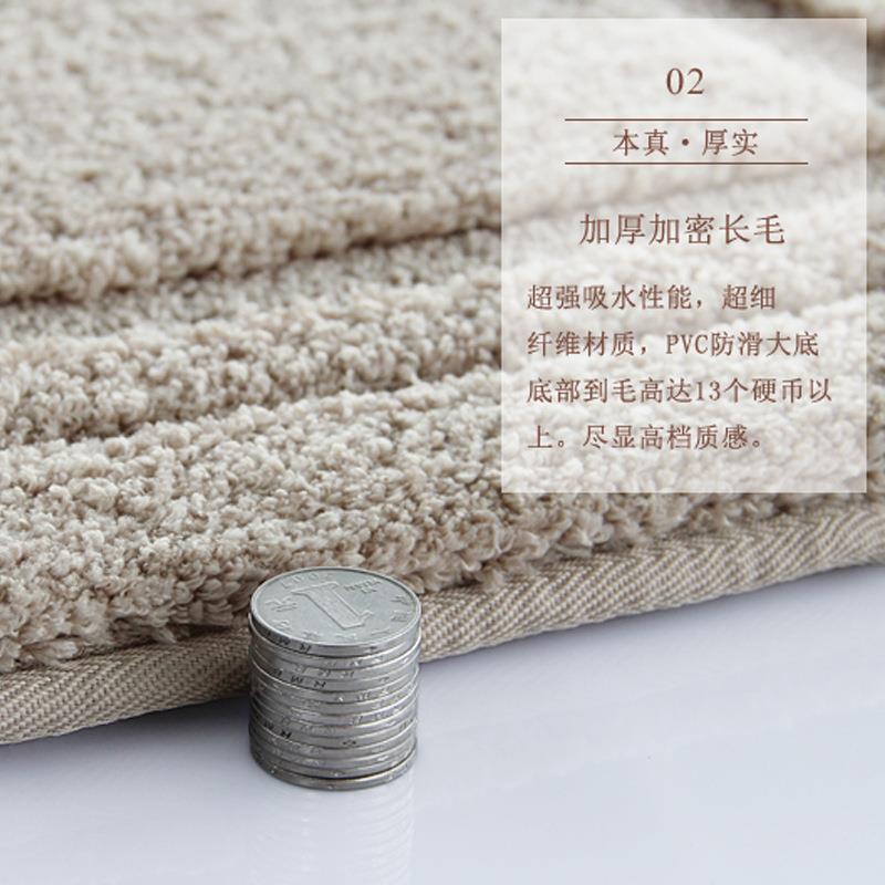 加厚地垫玄关进门门垫卫生间吸水垫浴室防滑垫卧室厨房脚垫子地毯