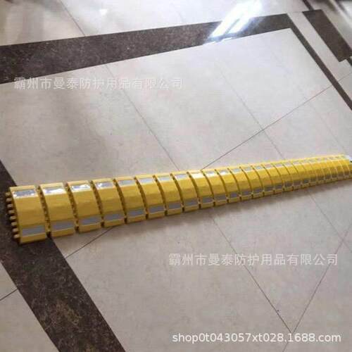 可拼接反光式橡胶减速带多用途车辆缓冲器移动车载式应急减速器