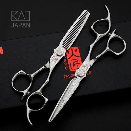 发型师专业火匠美发剪平剪牙剪打薄无痕剪刀理发店剪发理发剪套装