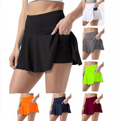 Outdoor sports short skirt pleated skirt for women