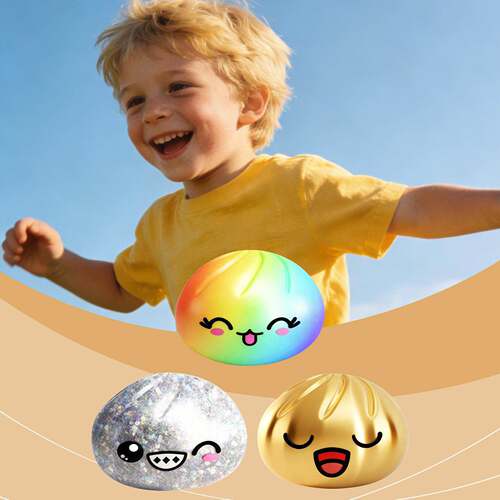 DOWMOO Squishy Bun Fun - A Cute and Soothing Fast-Recovery S