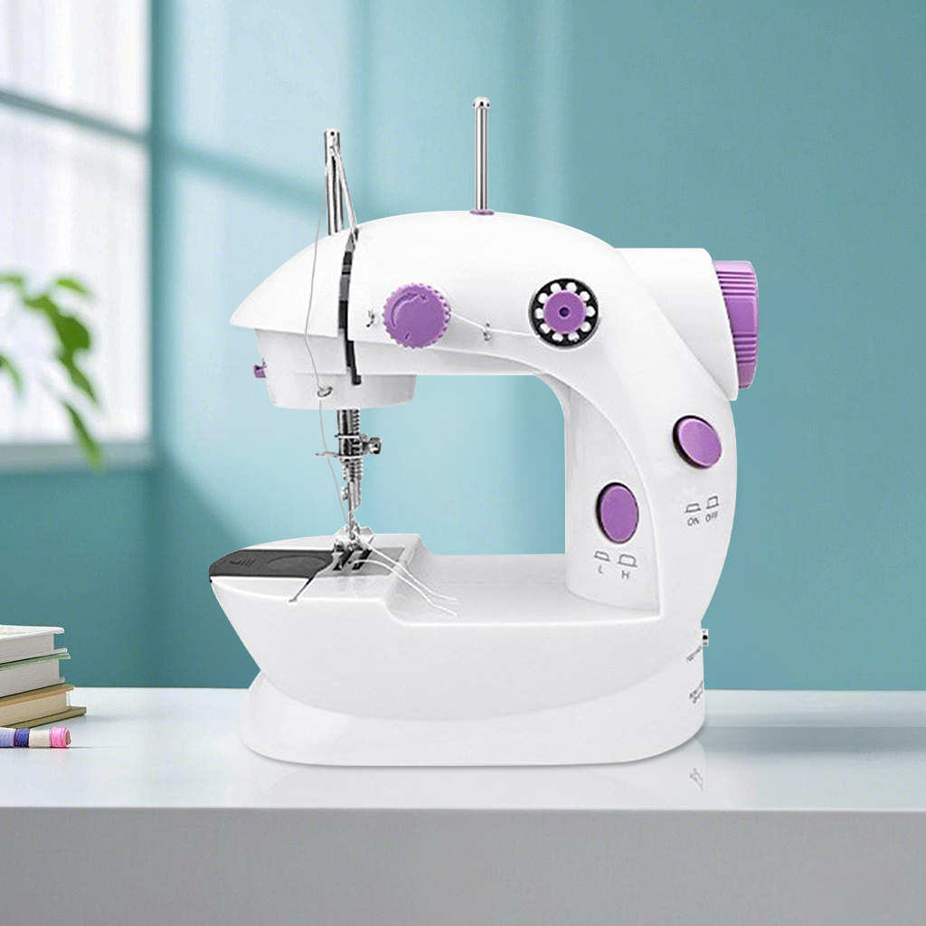 缝纫机家用小型电动锁边裁缝机全自动缝补衣服迷你多功能