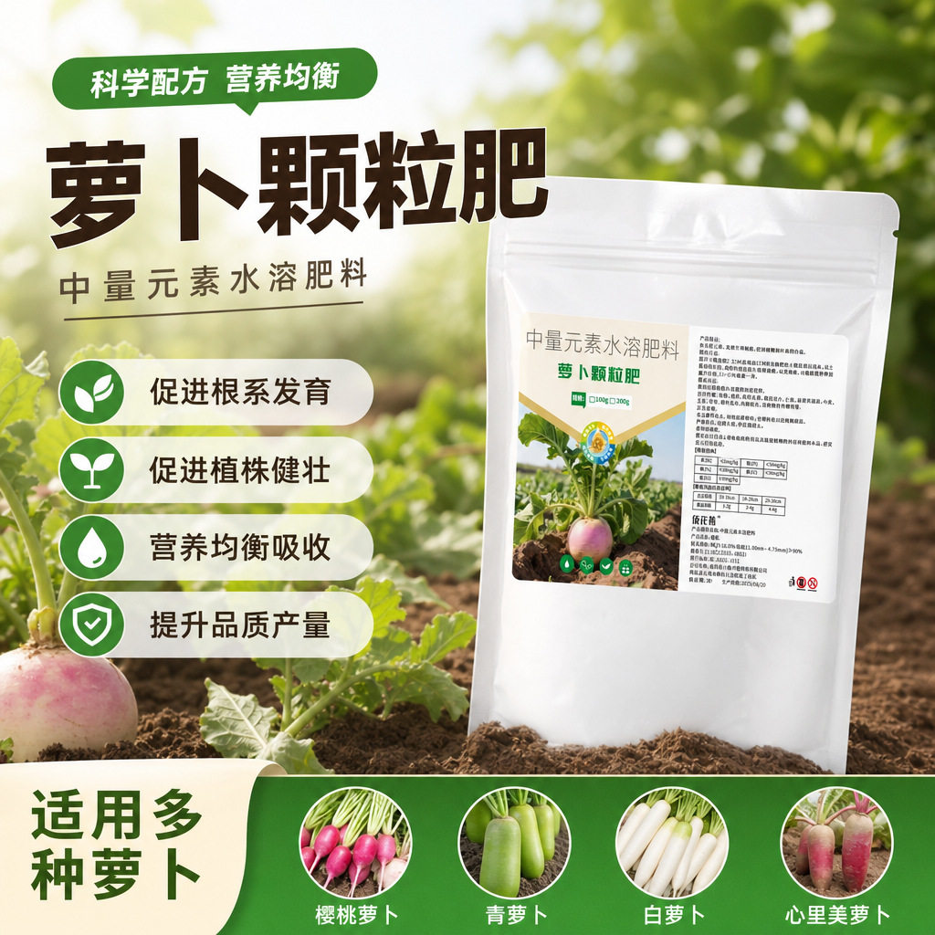 胡萝卜白萝卜膨大素萝卜栽培基质