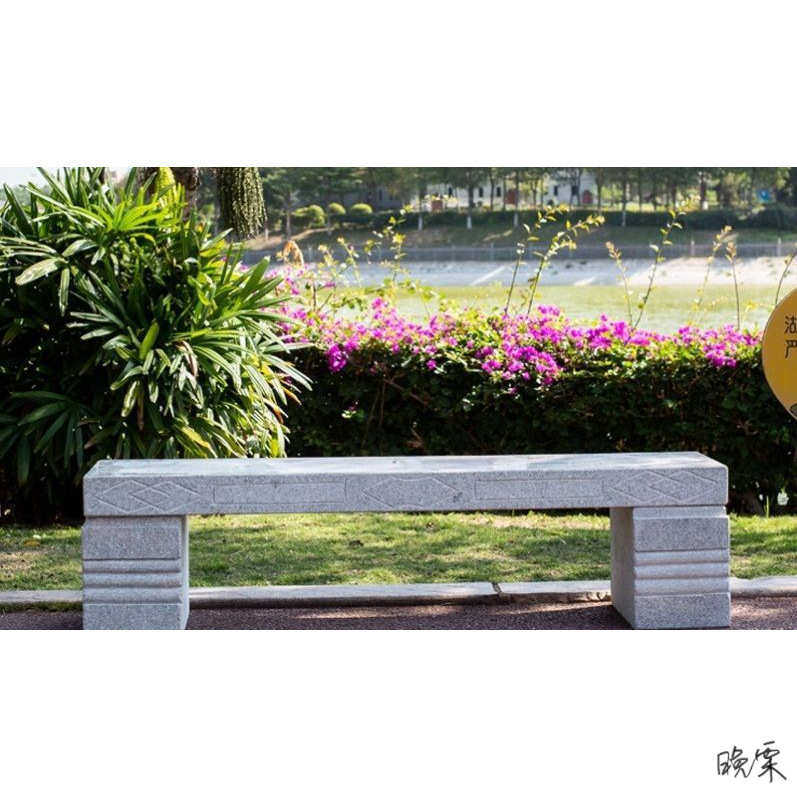 大理石餐桌椅子套椅子靠背石雕公园石凳石头长条大理石家用仿古
