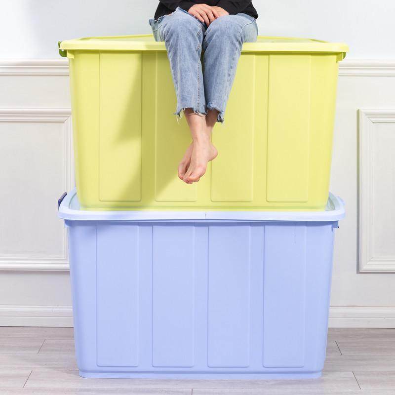 350L特大号收纳箱家用衣服被子收纳柜子塑料储物箱加厚收纳箱带轮,收纳整理,收纳箱,淘宝优惠券,粉丝福利购,淘宝优惠卷