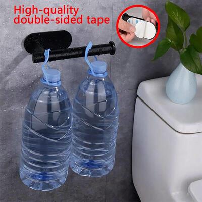Adhesive Toilet Paper Holder Kitchen Roll Towel Rack Napkin