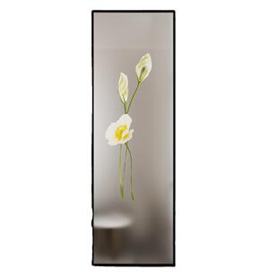 艺术玻璃屏风隔断客入户玄钢关化玻璃磨砂生间超白厅玻水纹卫油画