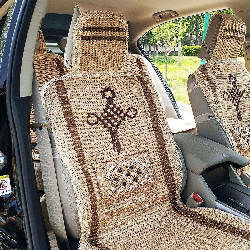 汽车坐垫四季通用五菱荣光座套宏光之光宝骏皮卡面包车秋冬季编织
