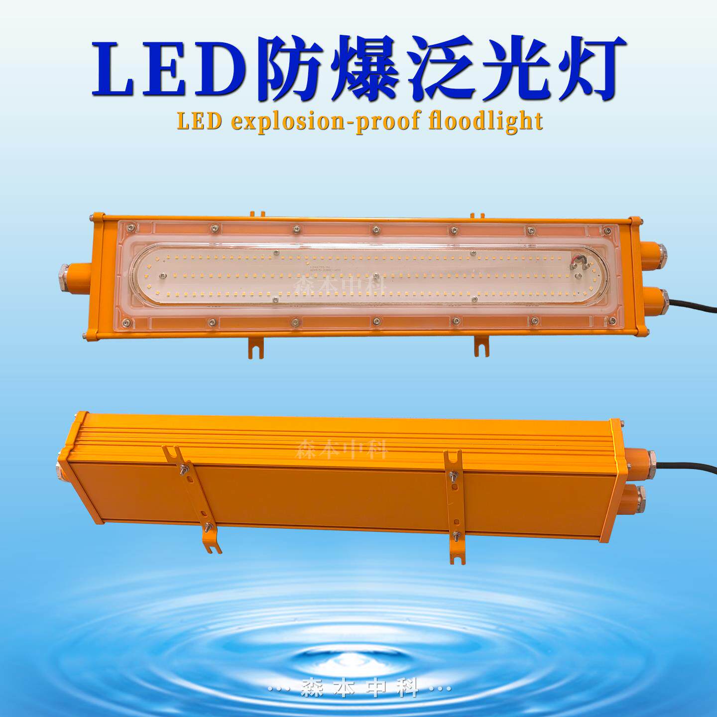 BFC8411LED防爆泛光灯50W防腐平台灯 BFE8412隧道车间应急照明灯