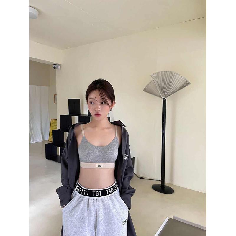 小胸聚拢无钢圈亲肤螺纹无痕内衣防下垂侧收潮流休闲运动文胸胸罩