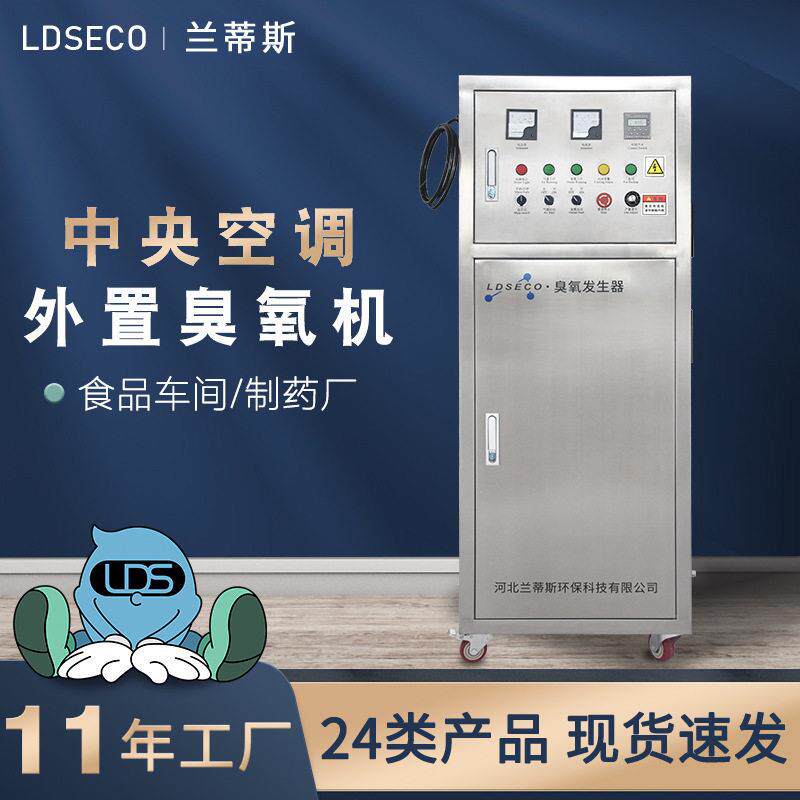 兰蒂斯大型不锈钢臭氧发生器食品车间中央空调外置式臭氧机厂家