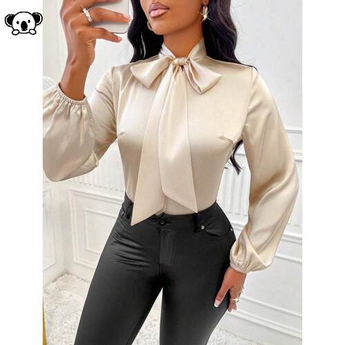 E 21914 Women Commuting Shirt Elegant Business优雅衬衫