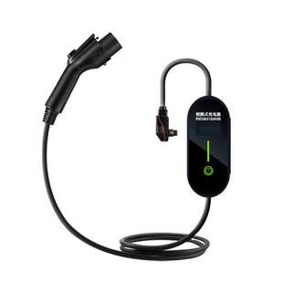 新能源电动汽车充电桩枪器家用32A交流7kw充电枪预约充电自动启停