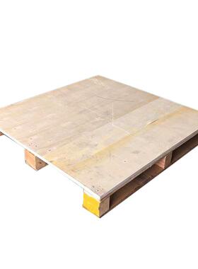 免熏蒸叉合板托盘实木卡板车木储栈板胶物流周转货架TYV仓木托盘