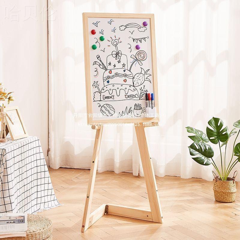 落地ns广告牌架子展示架风画板支架北欧I门口画展实木画架展览会