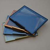 衣柜玻璃门定做平开 铝框门订做极简窄边框订制钢化玻璃酒柜门定