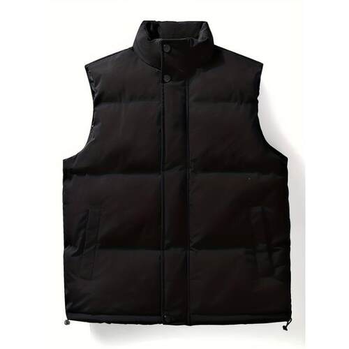 H 98626 Standing Collar Slim Fit Vest 立领修身马甲