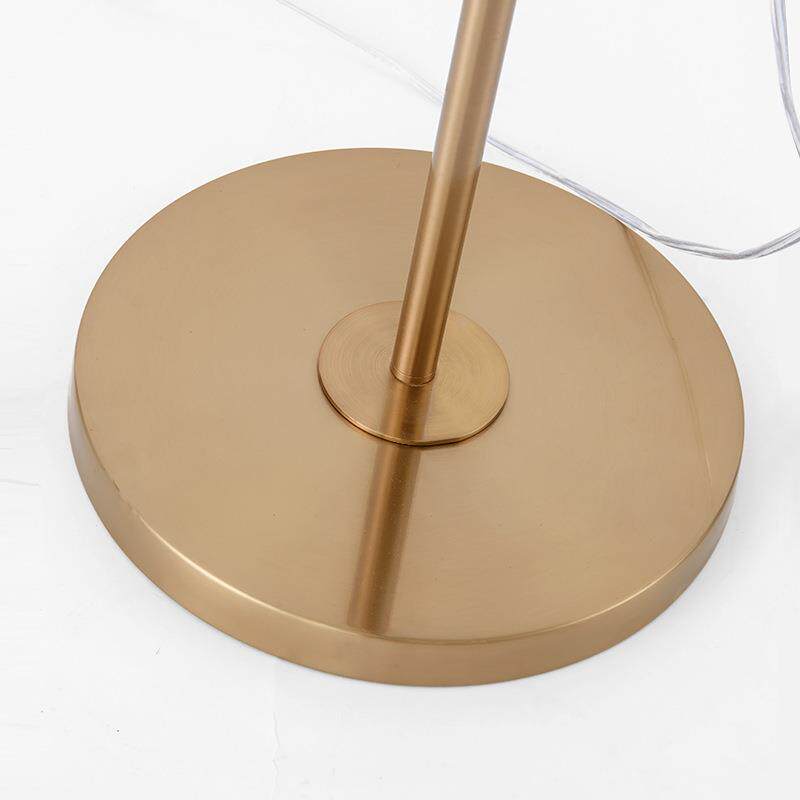 后现代6195厅简约落地创意术床头卧室设艺计师五客金电镀灯罩立式