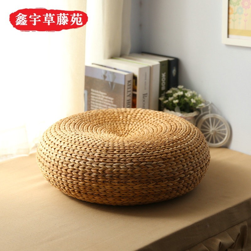 包邮草编藤编榻榻米蒲团茶楼蒲团飘窗坐垫打坐禅垫瑜伽蒲团