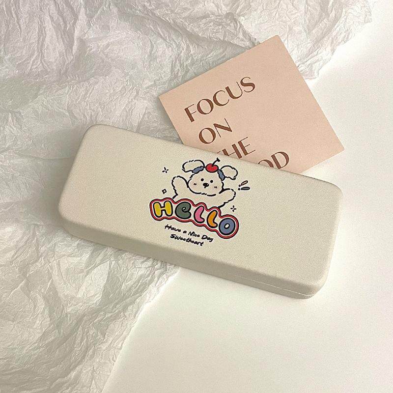 高颜值近视眼镜盒女款日系卡通可爱学生防摔便携抗压眼睛盒子男生