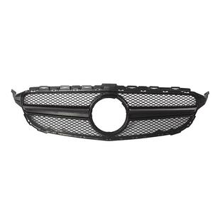 适用于奔驰C级W205升级GT竖条中网镜面大标改装15款-21款送AMG标