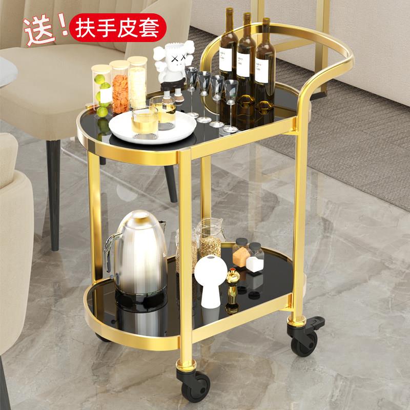 生日蛋糕手推车酒店ktv高档商用饭厅服务小推车移动酒水车送餐车