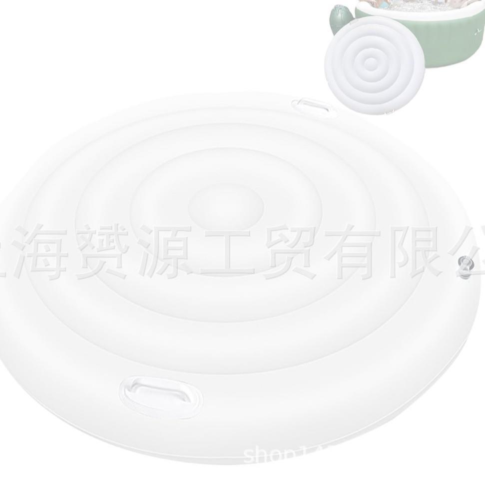 圆形4.5英尺充气保温浴缸防尘罩无把手优惠质量保证防尘泳池