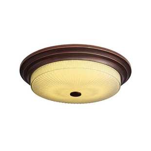 美式 圆形led客厅主卧房间书房灯具 吸顶灯卧室灯简约复古乡村法式