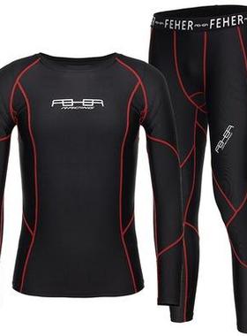 正品fehe内r摩托车骑行滑衣男赛夏季速干衣机车身衣紧女款车骑行