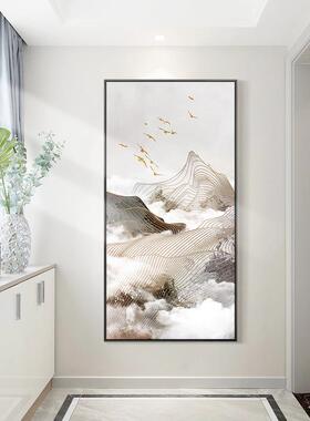 新中式格关装书饰画客厅玄走廊挂画中国风格泡茶风室房QZ202010过