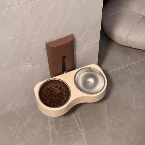 升降猫碗大口径宠物猫狗饭盆增高护颈防打翻大容量可调节高度狗碗