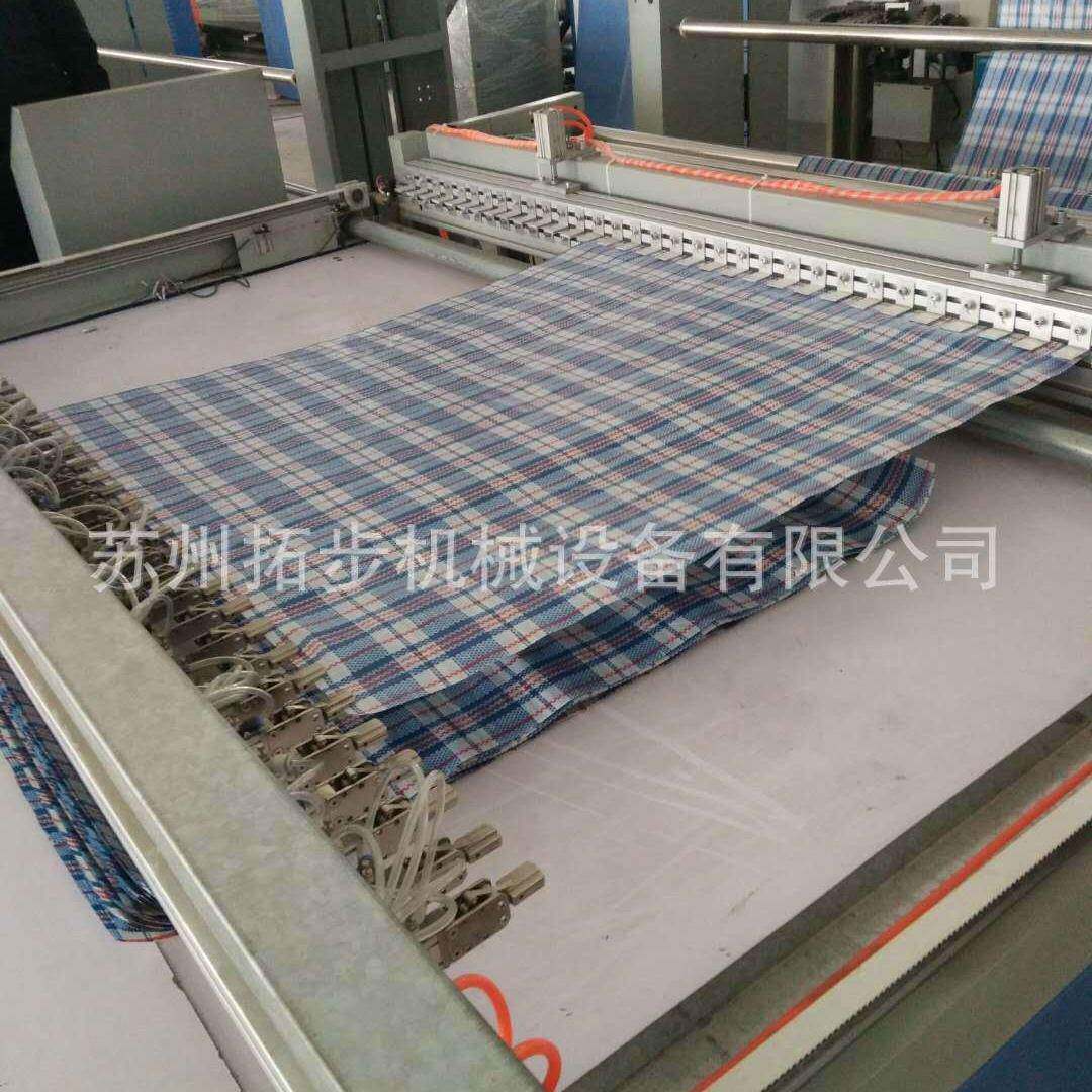 供应礼品袋百洁布洗碗布料横切裁断机 电热切布横开切布机