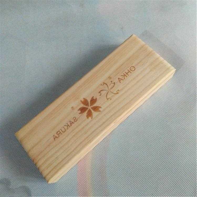 新款直销松木盒美发剪刀收纳盒美发师用具整理收纳盒天地盖木盒包