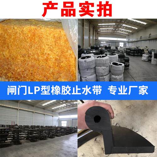 闸门LP型橡胶止水带L-60 70 90 100 145侧顶底止水橡胶皮条板水封