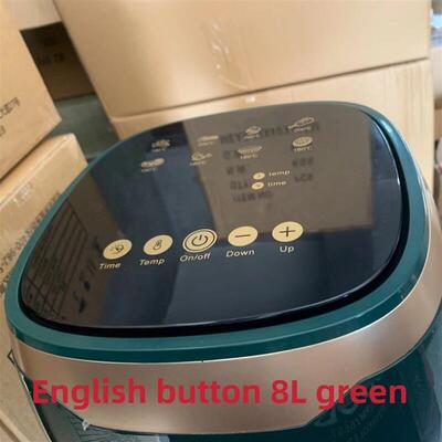8L English button Airfryer full automatic oil free pan lampb