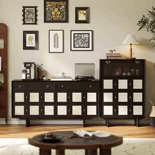 法复古柜实木卧室斗中366风香云纱创式 意六斗柜客古厅玄关储物柜