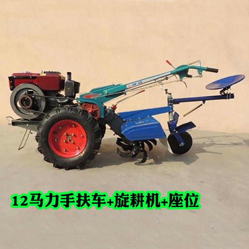 手扶拖拉机12-32马力配套各种农具旋耕机开沟犁具农具手扶拖拉机