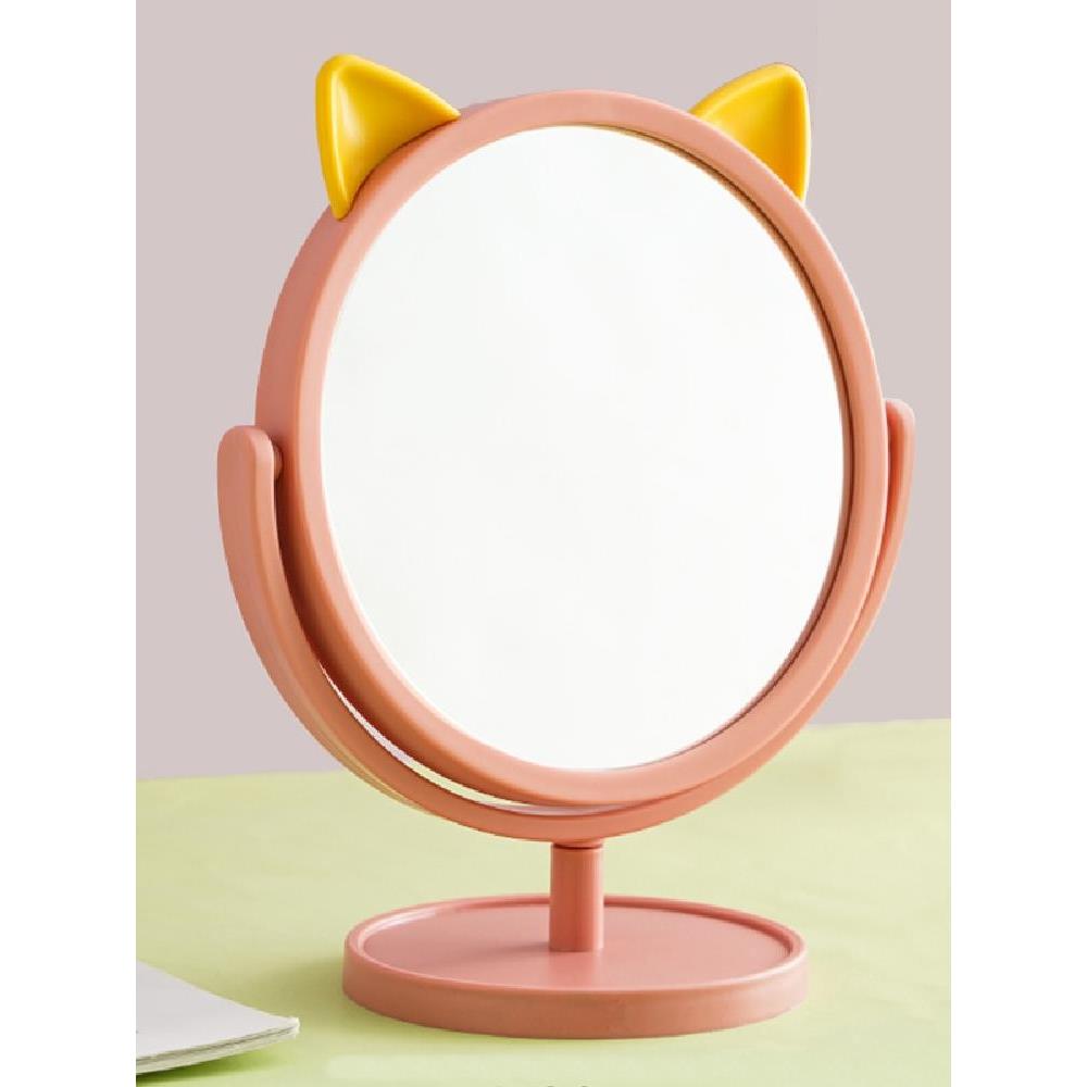 化妆镜桌面可旋转高清小镜子桌面学生宿舍公主镜家居创意梳妆镜