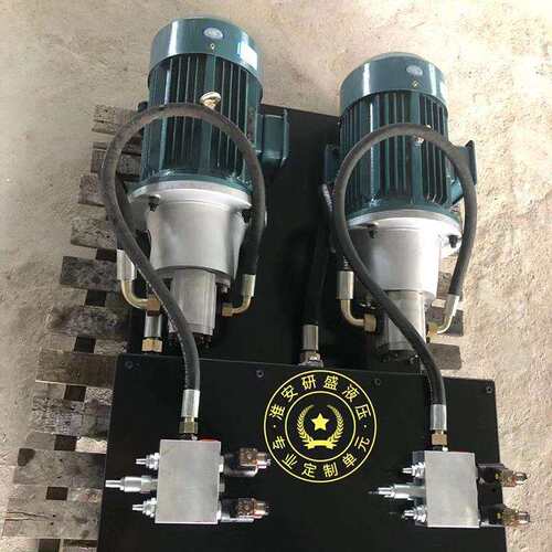 交流力双电机升降货梯电动小HBU液型液压泵站动单油箱成套压元系
