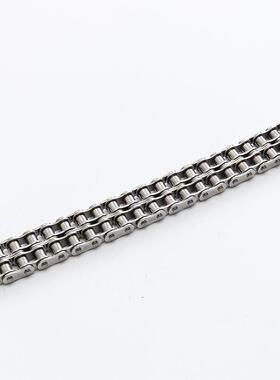 8B-2IVF不0锈钢链送条金属输链链带双排盖板条不锈钢工业盖板链条