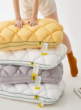 菠萝包枕头泡泡枕芯装护EXS颈家椎枕助睡眠面舍宿单人男高枕用颈