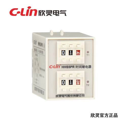 欣灵 HHS5PR时间继电器 JSZ3PR数字式循环延时ST3PR替代款 AC220V