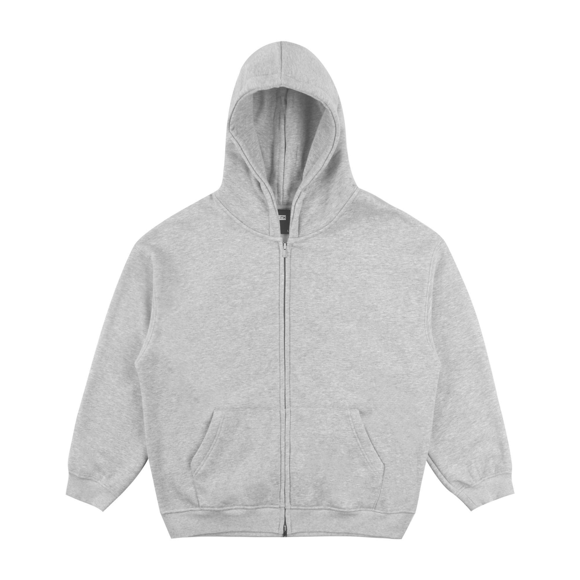 KITH 美式连帽卫衣男女2026春秋加绒加厚情侣装拉链开衫运动外套