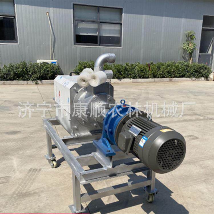 两联体鸡鸭粪螺旋挤压机 猪粪干湿分离机 康顺养殖场干湿分离机