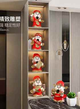 路五财zls20240神爷摆件家用客厅关电视柜乔办公室装饰品店铺开业