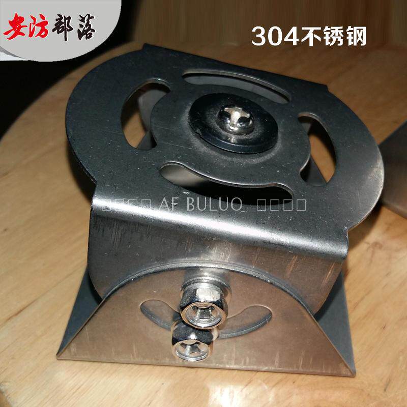 不锈钢304立杆监控杆万向鸭嘴支架头厚中号红绿灯横杆鸭嘴头