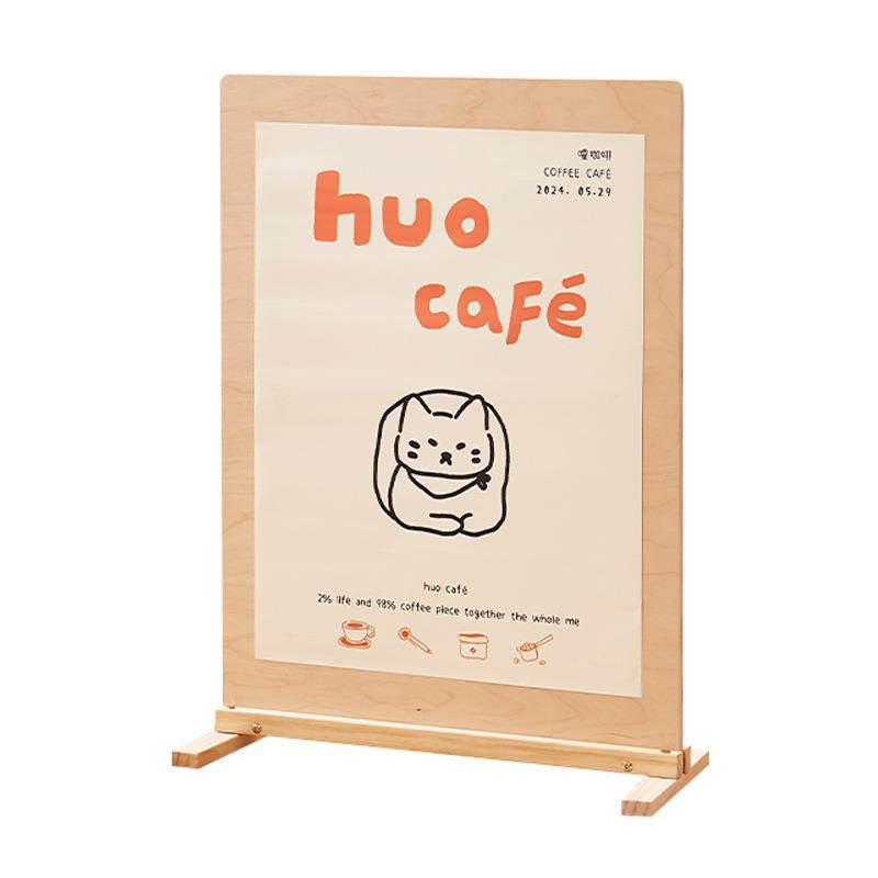 立式广告牌落地小型架子海报架价格展示牌海报架店铺门口立牌支架图片