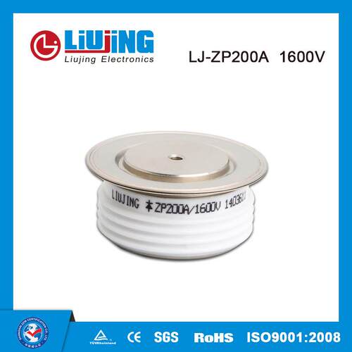 工业大功率传动装置用配件平板型普通晶闸管ZP200A1600V凸型